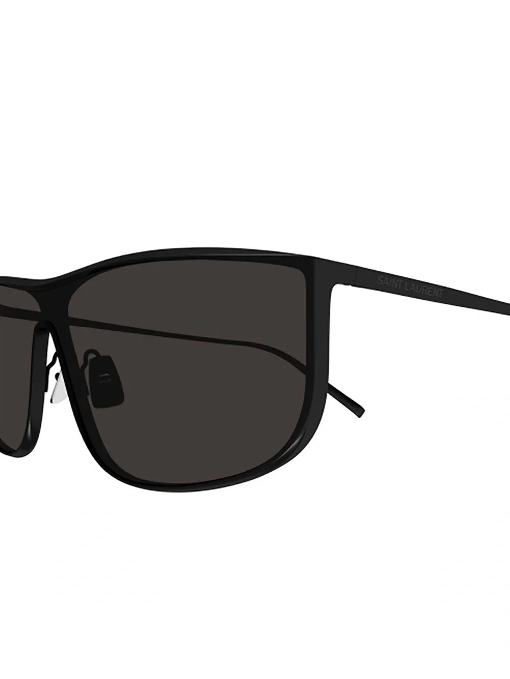 Saint Laurent 605 Luna Rectangular Sunglasses -002 99 S NEW w/Tag $740